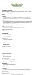 Parish Council Meeting 8th April 2025 at 7pm